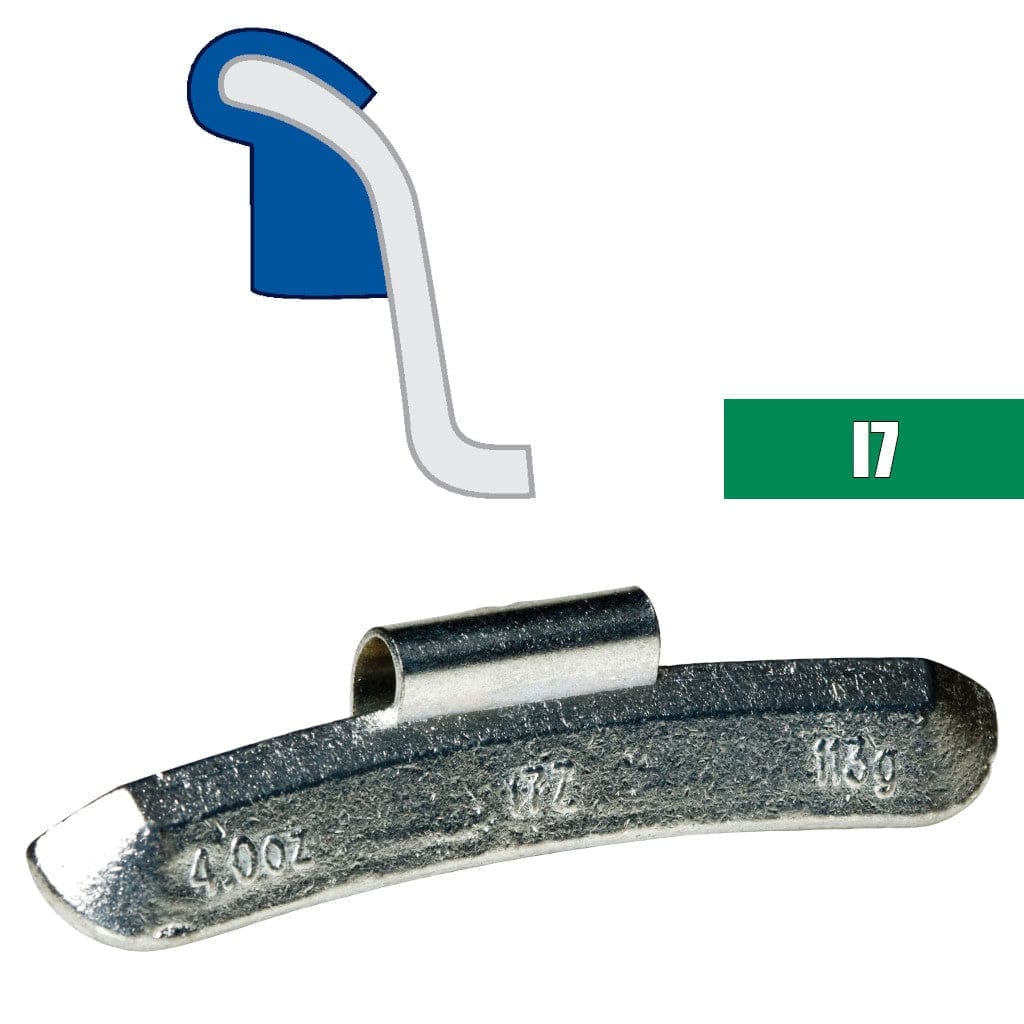 PESÉE CLIPPÉE STYLE "I7" EN PLOMB