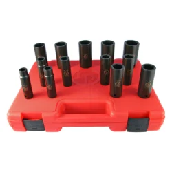 1/2"DR 13 PCS SAE DEEP SOCKET SET