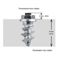 CRAMPONS A VIS POUR PNEUS 8MM