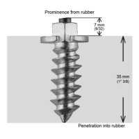 CRAMPONS A VIS POUR PNEUS 40MM
